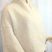 Veste Kimono Unie, couleur dune